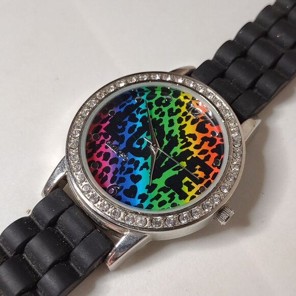 Rainbow Animal Print Claire's Watch - Picture 1 of 15
